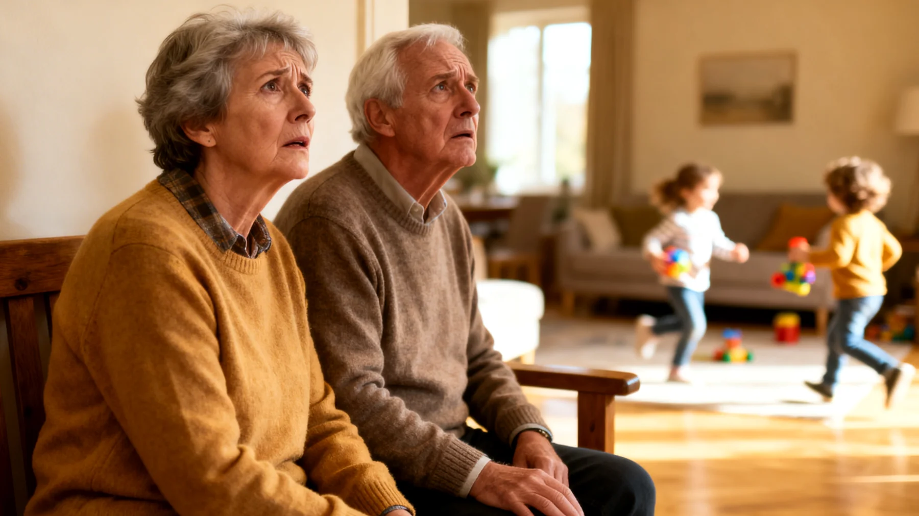Grootouders die zich zorgen maken over de toekomst van hun kleinkinderen en worstelen met gevoelens van onzekerheid, machteloosheid en angst voor wat hen te wachten staat op sociaal, educatief en emotioneel vlak"